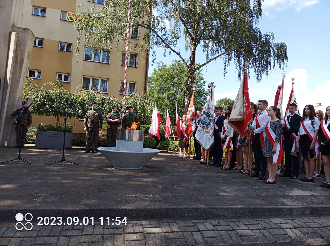 1 września 2023 r. pod Pomnikiem Walk i Męczeństwa przy ulicy Słowackiego