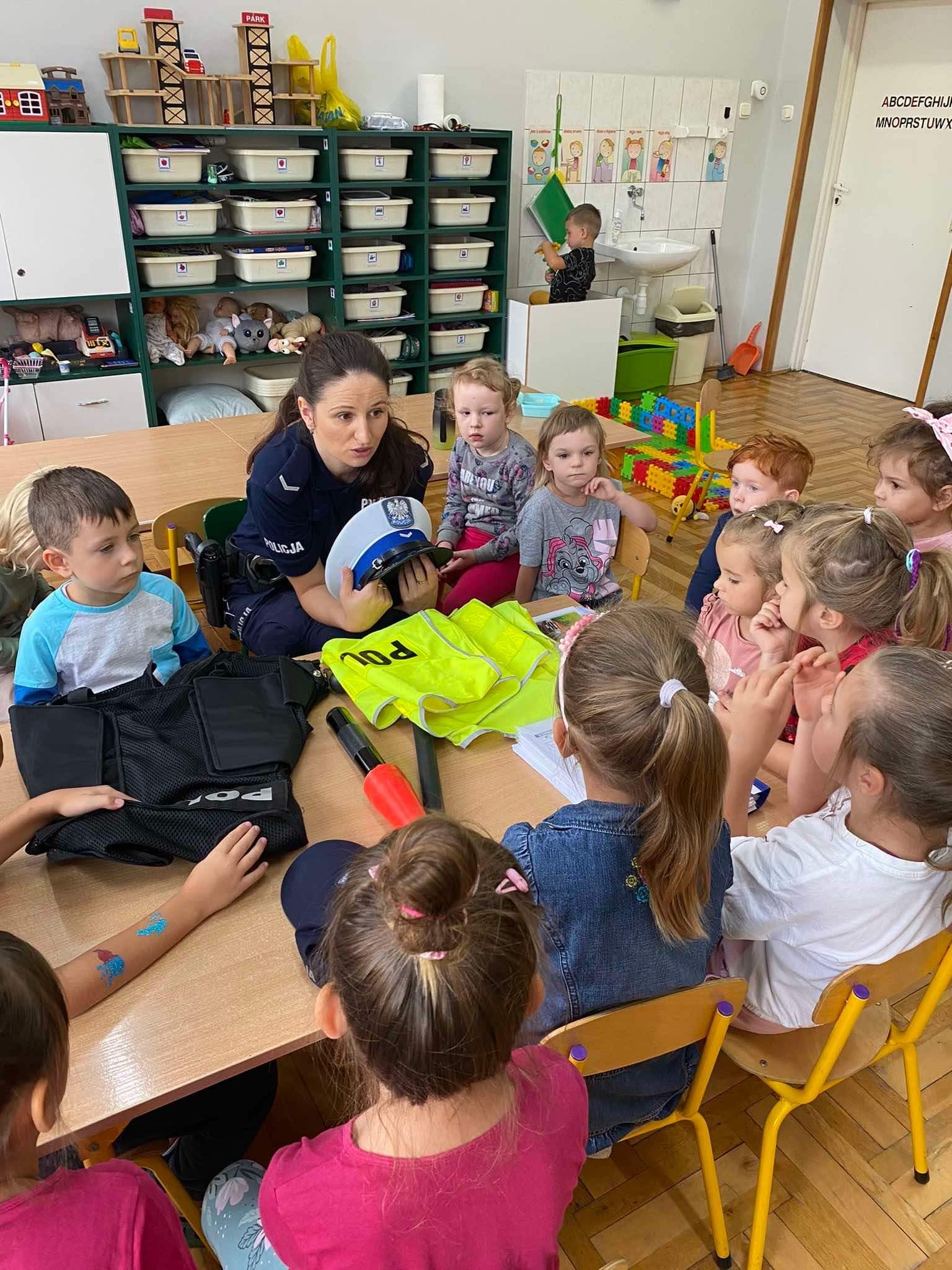 Swoje spotkanie z policjantką